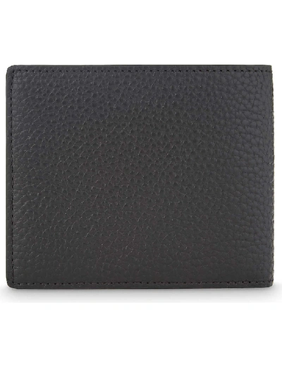 Shop Mulberry Grained Leather Billfold Wallet In Black