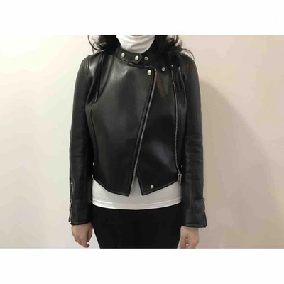 Pre-owned Balenciaga Black Leather Leather Jacket