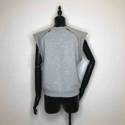 Pre-owned Saint Laurent Grey Cotton Top