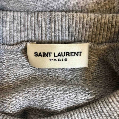 Pre-owned Saint Laurent Grey Cotton Top
