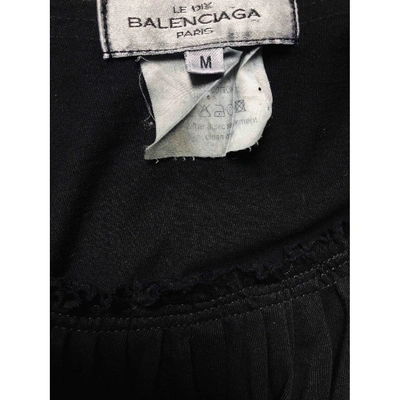 Pre-owned Balenciaga Black Cotton Top