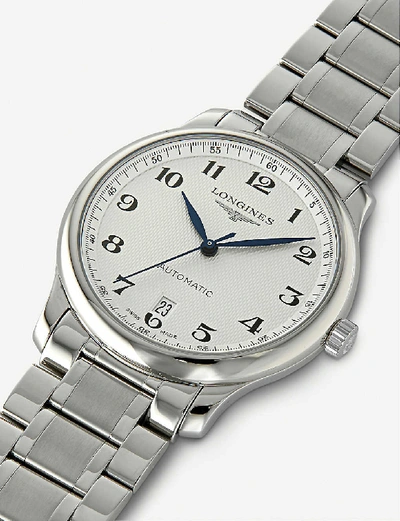 Shop Longines Men's Steel L26284786 Master Collection Stainless Steel Watch