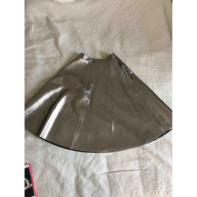 Pre-owned Msgm Silver Skirt