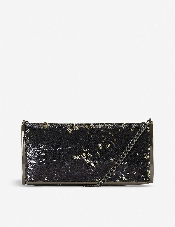 dune black clutch bag
