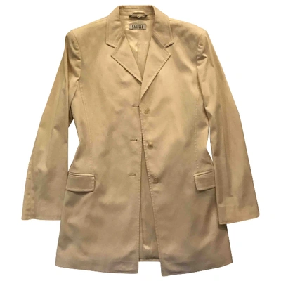 Pre-owned Marella Beige Cotton Jacket