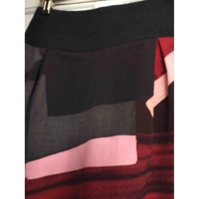 Pre-owned Iceberg Wool Mid-length Skirt In Multicolour