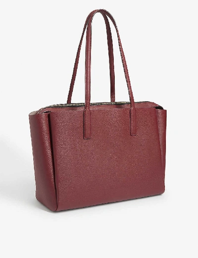 Shop Marc Jacobs The Protege Leather Tote In Cabernet