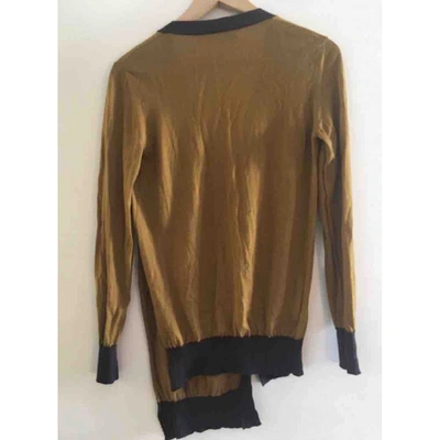 Pre-owned Marni Gold Cashmere Knitwear