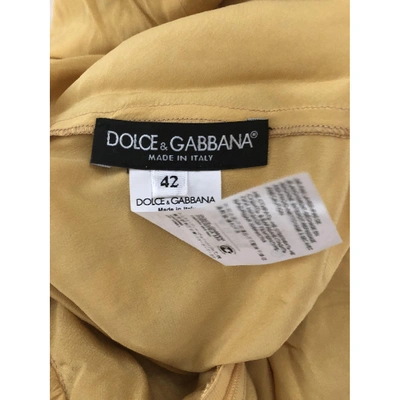 Pre-owned Dolce & Gabbana Beige  Top