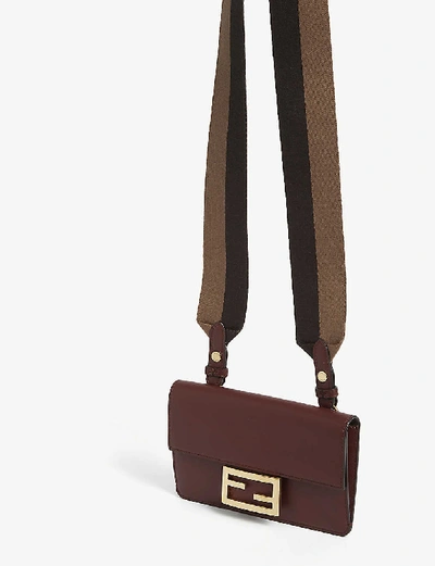 Fendi Flat Baguette Shoulder Bag