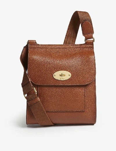 Shop Mulberry Women's Oak Antony Small Leather Cross-body Bag