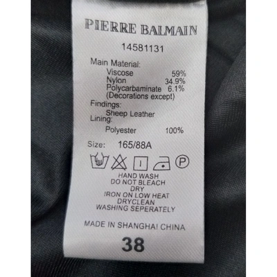 Pre-owned Pierre Balmain Black Dress