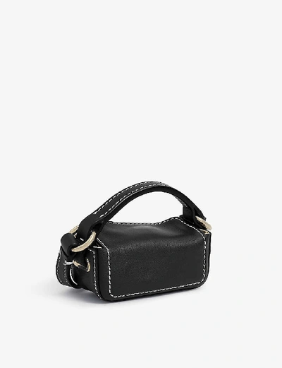 Shop Jacquemus Le Nani Mini Leather Cross-body Bag In Black