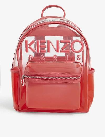 Kenzo Kombo Embossed Neoprene Tote In Pink