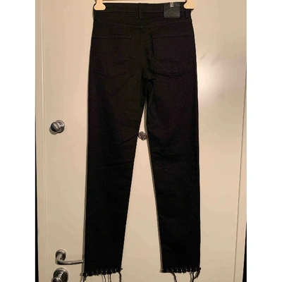 Pre-owned Alyx Black Cotton - Elasthane Jeans