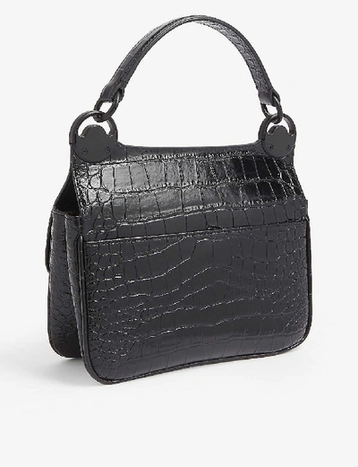 Shop Kenzo Tali Medium Leather Cross-body Bag In Black