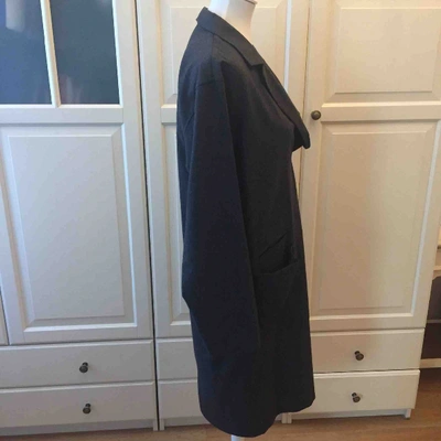 Pre-owned Bottega Veneta Wool Mid-length Dress In Grey