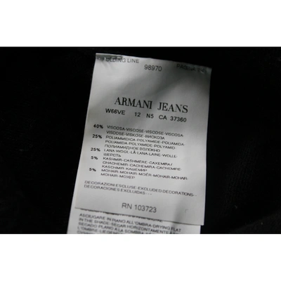 Pre-owned Armani Jeans Mini Dress In Black