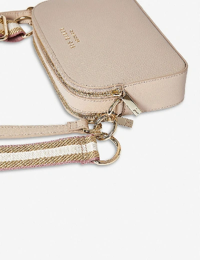 Shop Ted Baker Amerrah Grained Leather Camera Bag In Taupe