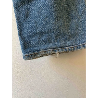 Pre-owned Y-3 Blue Cotton Jeans