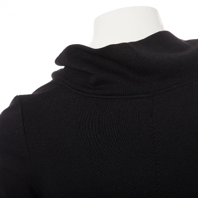 Pre-owned Fendi Wool Mid-length Dress In Black