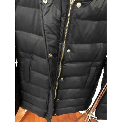 Pre-owned Just Cavalli Peacoat In Black