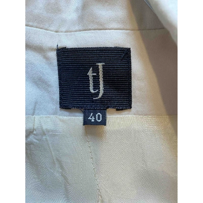 Pre-owned Tara Jarmon Jacket In Beige