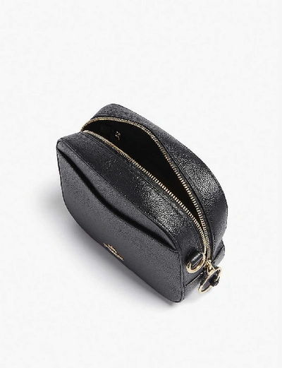 Shop Coach Leather Camera Bag In Li/black