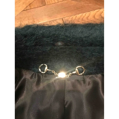 Pre-owned Gucci Wool Peacoat In Green