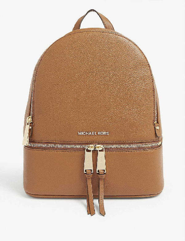 michael kors medium leather backpack