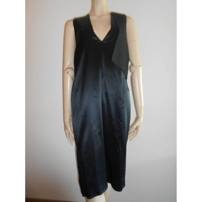 Pre-owned Kris Van Assche Mid-length Dress In Black