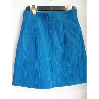ANDREW GN Pre-owned Mini Skirt In Blue