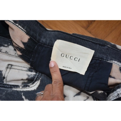 Pre-owned Gucci Straight Jeans In Other