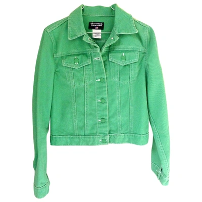 Pre-owned Polo Ralph Lauren Biker Jacket In Green