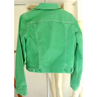 Pre-owned Polo Ralph Lauren Biker Jacket In Green