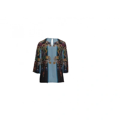 Pre-owned Mary Katrantzou Silk Jersey Top In Multicolour