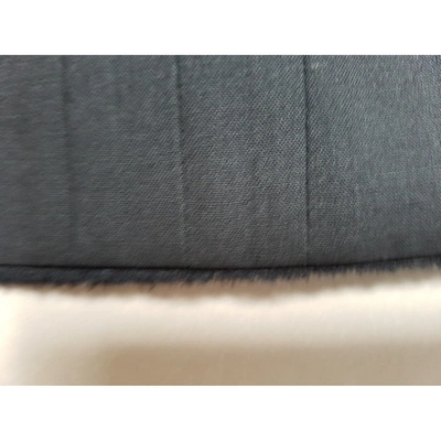 Pre-owned Chanel Wool Mid-length Skirt In Black