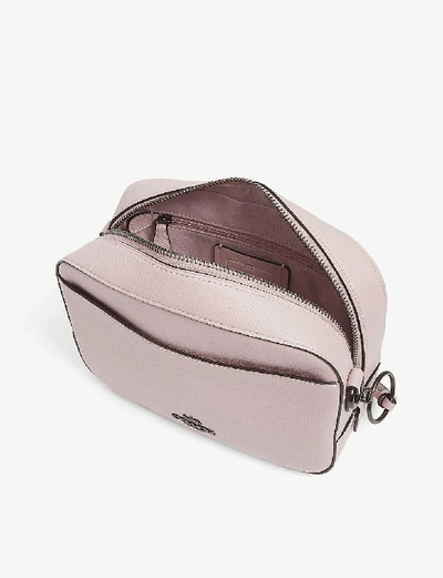 Shop Coach Leather Camera Bag In V5/aurora