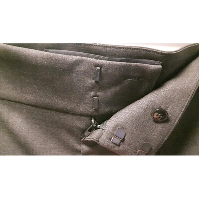 Pre-owned Jacquemus L'amour D'un Gitan Wool Trousers In Anthracite