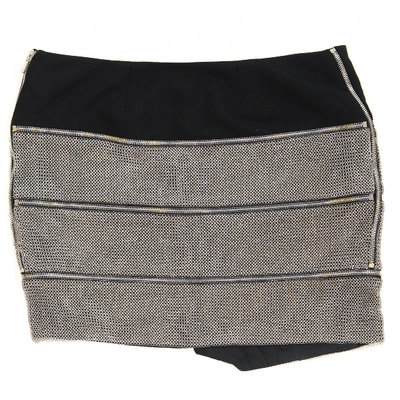 Pre-owned Jay Ahr Mini Skirt In Metallic