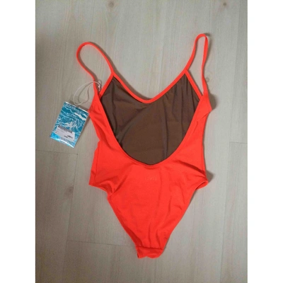 Pre-owned Bower One-piece Swimsuit In Orange