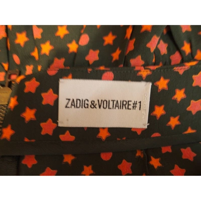 Pre-owned Zadig & Voltaire Mini Skirt In Multicolour