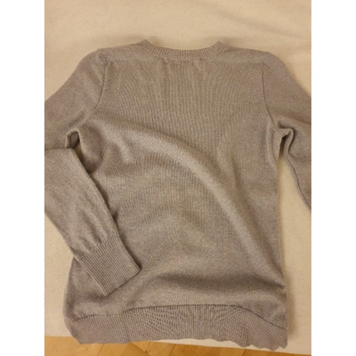 Pre-owned Elie Tahari Wool Jumper In Grey