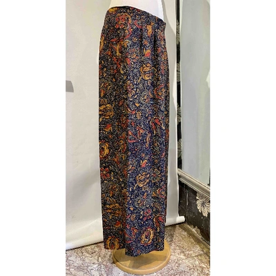 Pre-owned Givenchy Multicolour Wool Trousers