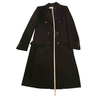 Pre-owned Emilio Pucci Wool Coat In Black