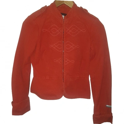 Pre-owned Marc Jacobs Jacket In Orange