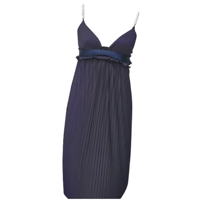 Pre-owned Daniele Alessandrini Mid-length Dress In Blue