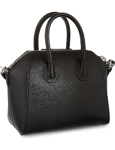 Shop Givenchy Women's Black Antigona Mini Leather Tote Bag