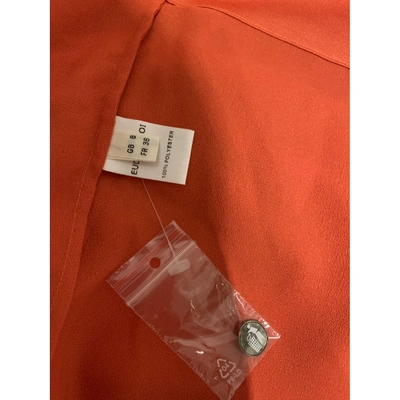 Pre-owned Eudon Choi Maxi Dress In Orange