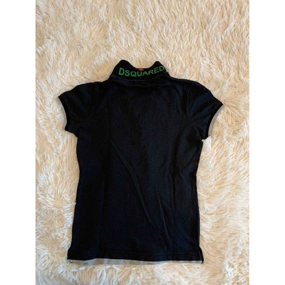 Pre-owned Dsquared2 Black Cotton  Top